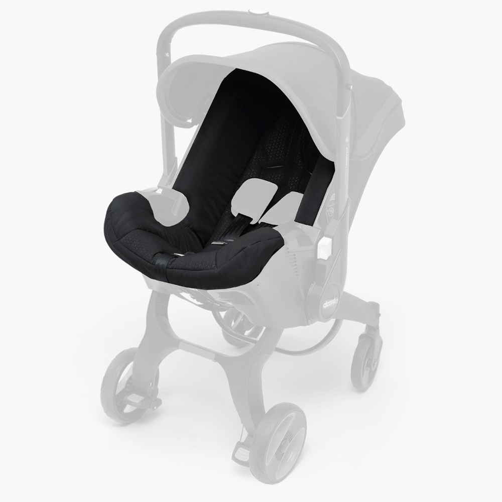 Doona Black Infant Fabric Car Seat Cover Replacement Textile